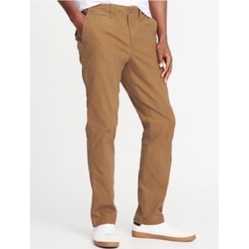 Old Navy | Straight Built-in Flex Khakis Men